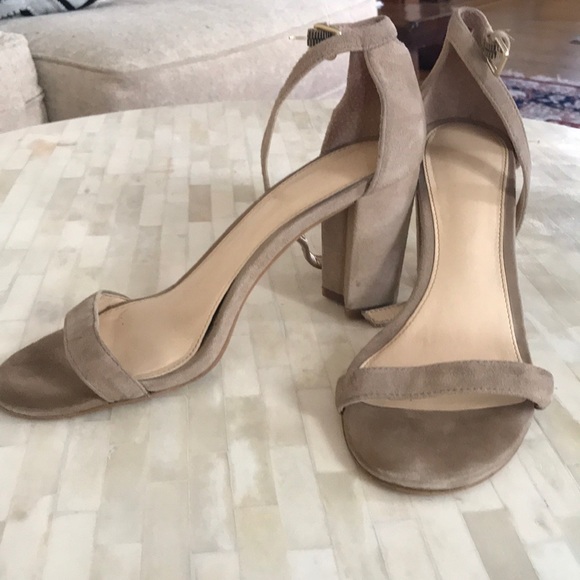 Jessica Simpson Shoes - Jessica Simpson nude suede heels Jessica Simpson Shoes - Jessica Simpson nude suede heels